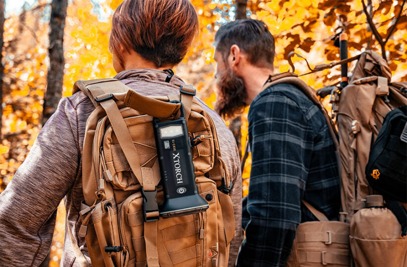 Off-Grid XTorch couple backpacking hike